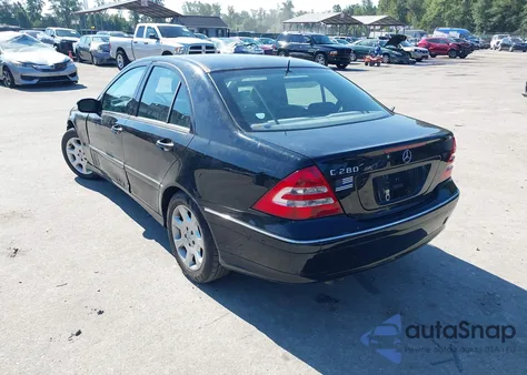 2006 Mercedes-Benz C 280 Luxury 4Matic z USA, uszkodzony, nr VIN WDBRF92H96F765581